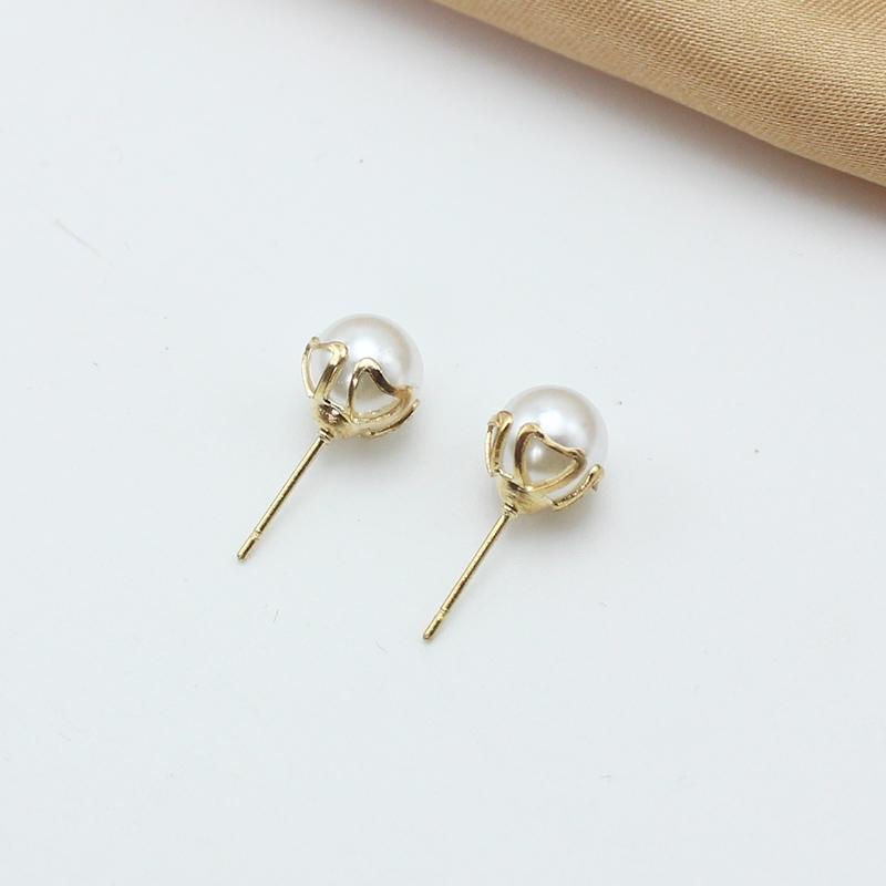 

Heart Round Imitation Pearl Butterfly Leaf Tulip Flower Drop Earrings Women Wedding Geometry Jewelry Trend Creative Accessories