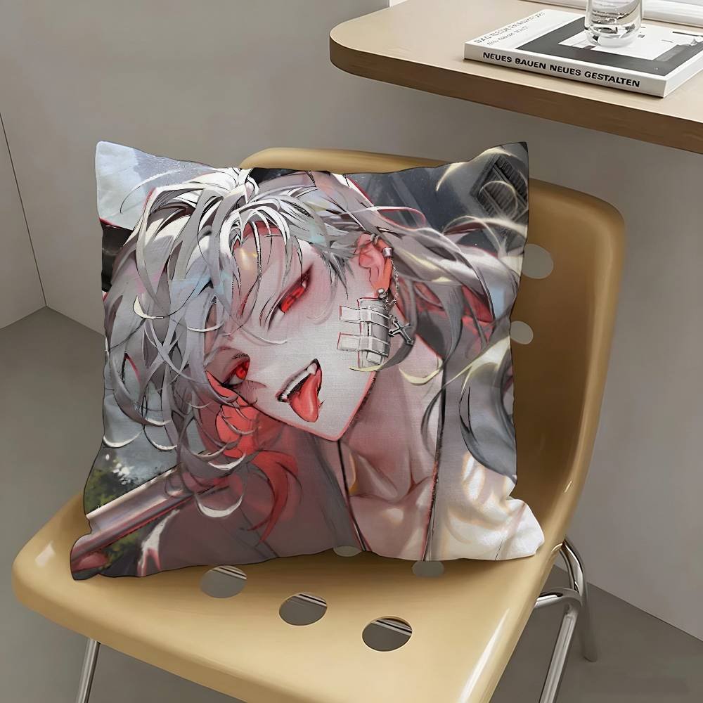 1pc Game What In Hell Is Bad Pillow Case Fashion Square Pillowcase Bedroom Sofa Room Ins Decoration Leisure