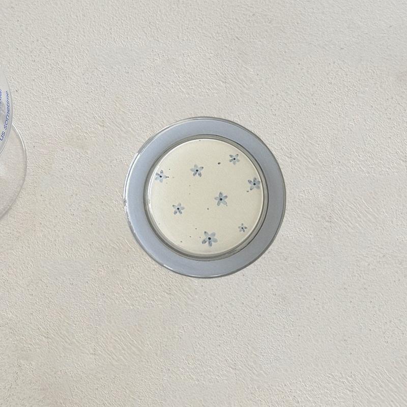 Korean Ins Flower Magnetic Stand Phone Case For iPhone 16 Pro 15 14 13 Pro Max Cover with Magsafe Card Holder Cute Cases Funda