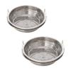 Oil Filter Tray Stainless Steel French Fries Holder Filter Basket Oil Drain Rack Kitchen Strainer for Camping Barbecue Home