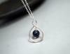 Sterling Silver Infinity Handmade Lapis Lazuli  Necklace Pendant For MOM Wife