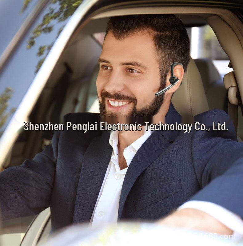 ENC Noise-Canceling Bluetooth Headset with HD Calls and Long-Range Voice Isolation