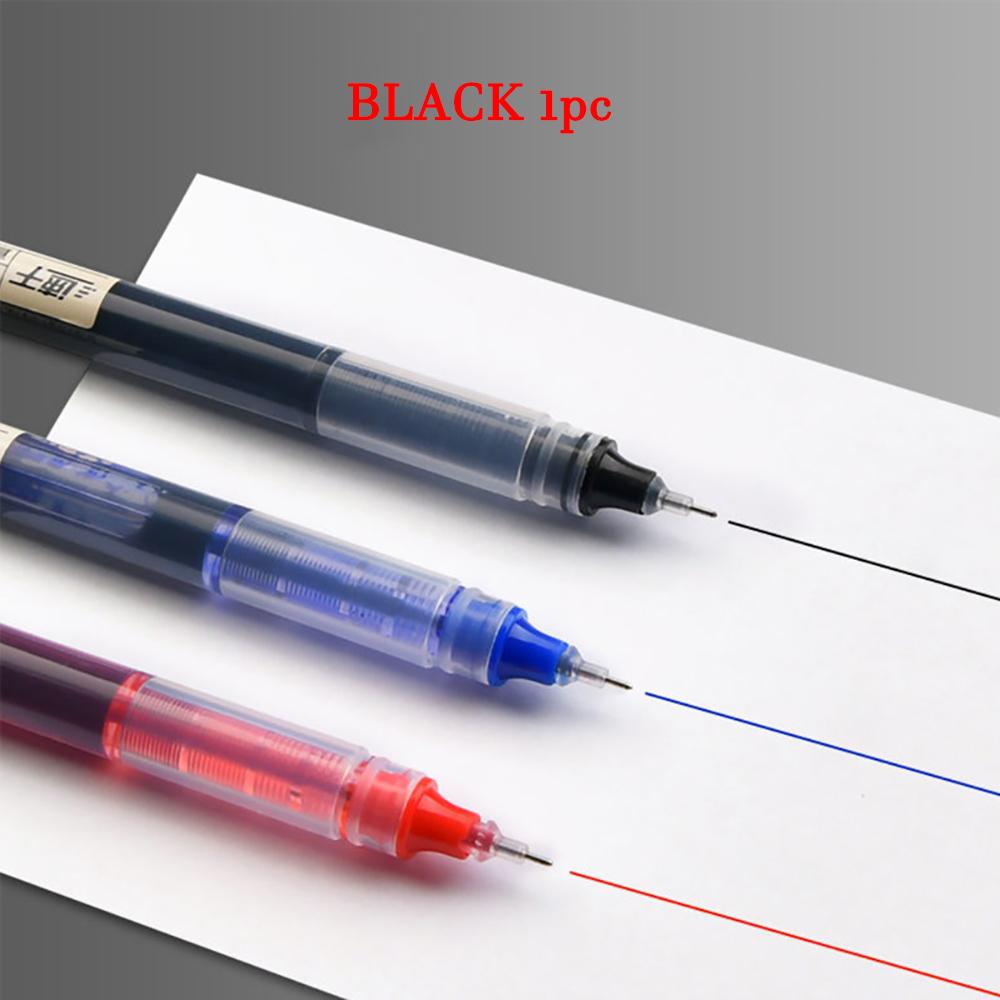 

Быстросохнущая ручка с прямым жидким стержнем и тонким игольчатым наконечником 0,5 мм, пишет плавно, подходит для ежедневного письма в школьных офисах.zwq