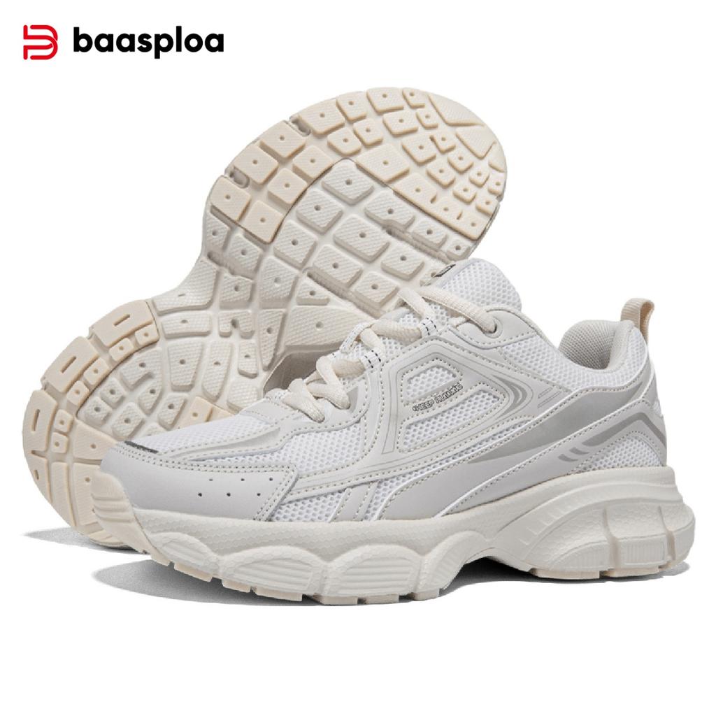 Baasploa Women Running Shoes Fashion Lightweight Mesh Non-Slip Jogging Sneaker Female Outdoor Breathable Colorful Casual Shoes