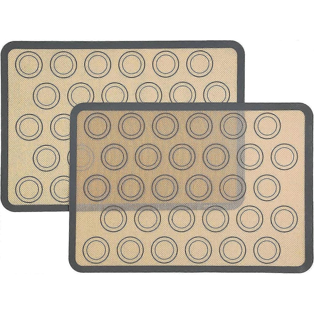Baking Mat For Macarons Made Of Silicone, 2 Pieces