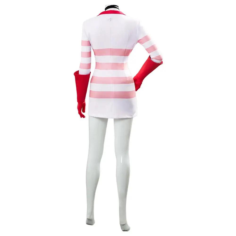 Hazbin Cosplay Hotel Dust Angel Cosplay Costume Uniform Women Girls Birthday Party Dress Carnival Halloween Costume