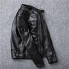 Genuine 100% Leather S for Men Real Top Layer Cowhide Man Autumn Winter Plus Size Men's Motorcycle Jacket