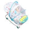 Electric Baby Swing Chair with Music Toys Net Adjustable 3 Point Safety Belt 44.1 Lb Load Bearing