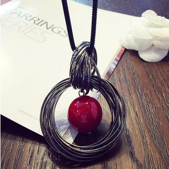 Elegant Cross-Border Sweater Chain: Luxury Women's Long Necklace - Versatile, Chic Autumn/Winter Accessory