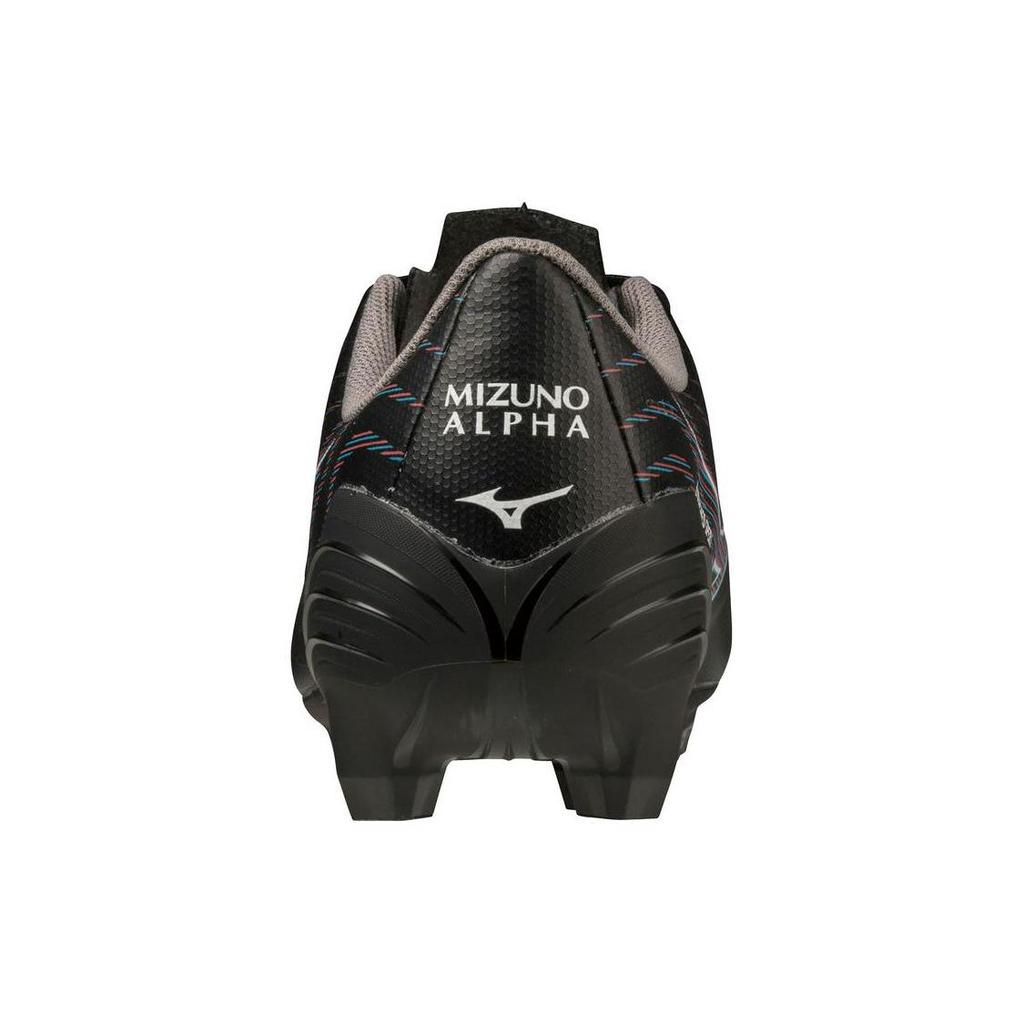 Mizuno Alpha Laced AG FG Artificial Turf Non-Slip Durable Soccer Shoes Men Soccer Shoes Black P1GA236501