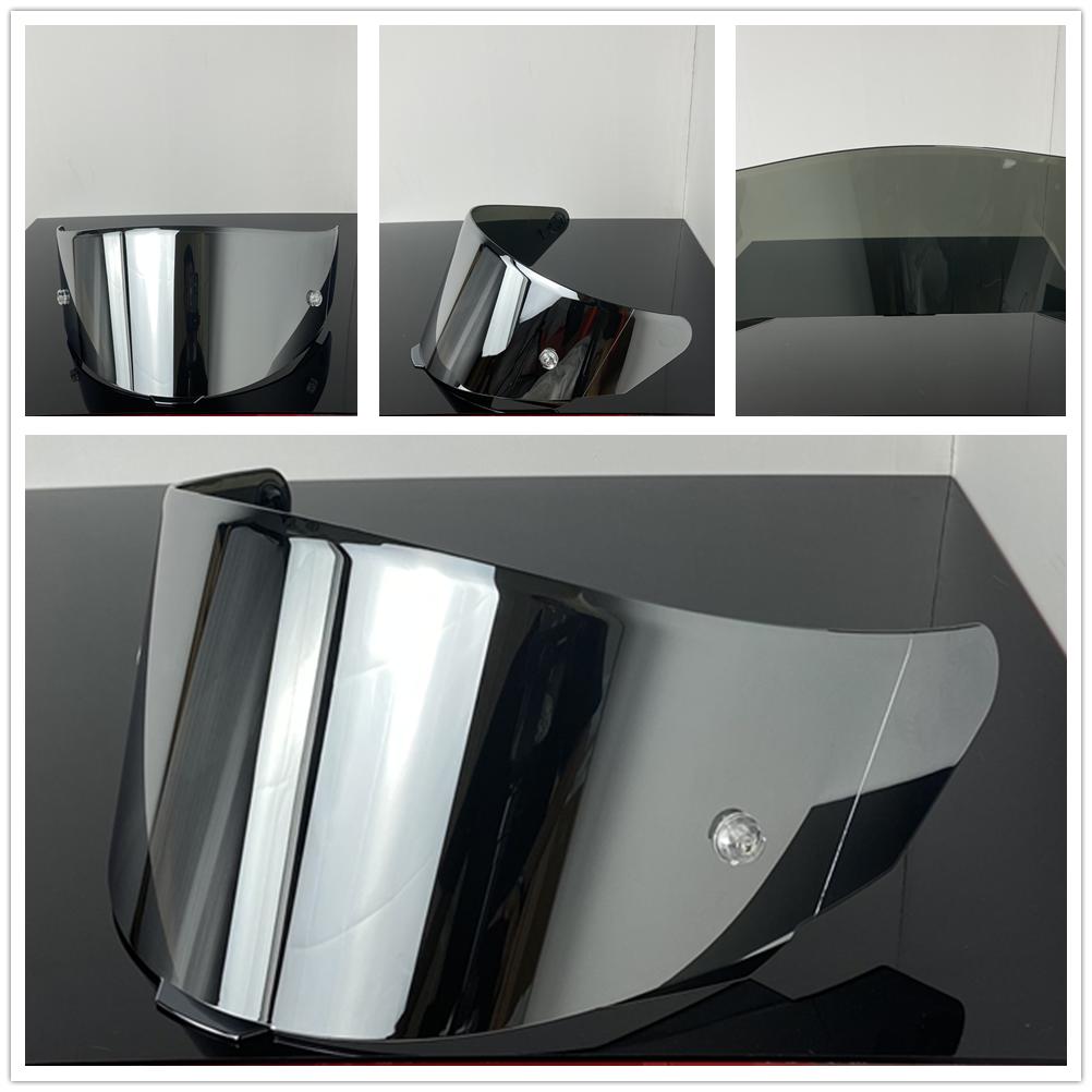 

TT-Course Face Shield for KYT TT-Course Helmet Visor Accessories Motorcycle Replacement Lens Anti Scratch UV Protection Visera срібний