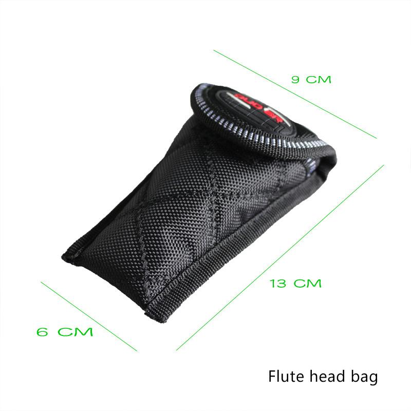 Portable Brass Mouthpiece Storage Pouch Bag 4 Soft Compartments Fit Trombone Euphonium Trumpet for Gift Giving