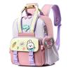 Rabbit Cartoon Cute Astronaut Printed Childrens Backpack With Wallet For School