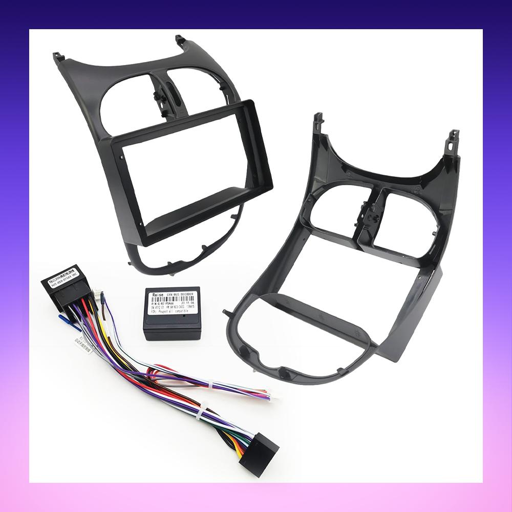 2 DIN Android Carplay Car Radio For Peugeot 206 2001-2008 Multimedia Player Head Unit Stereo GPS Navigation BT WIFI 2+32GB