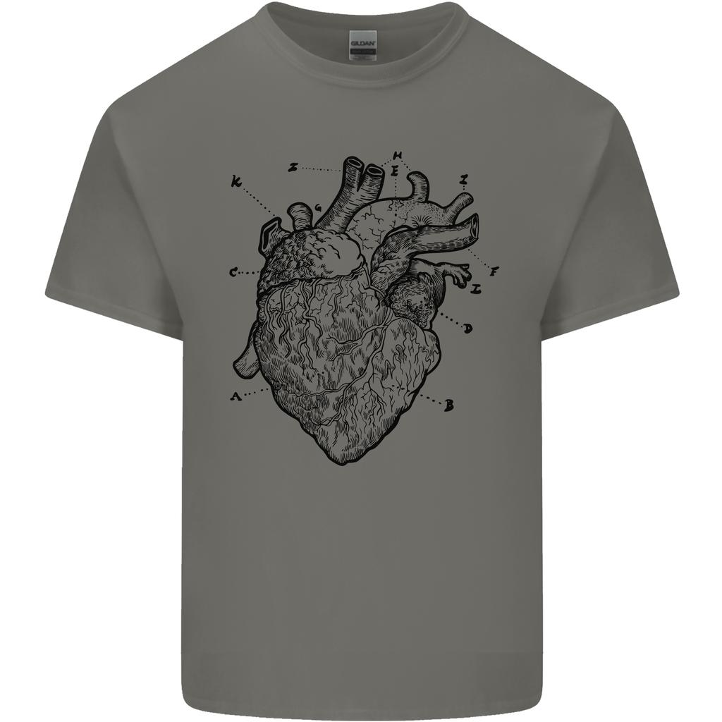 Heart Diagram Unisexs Light Cotton TShirt