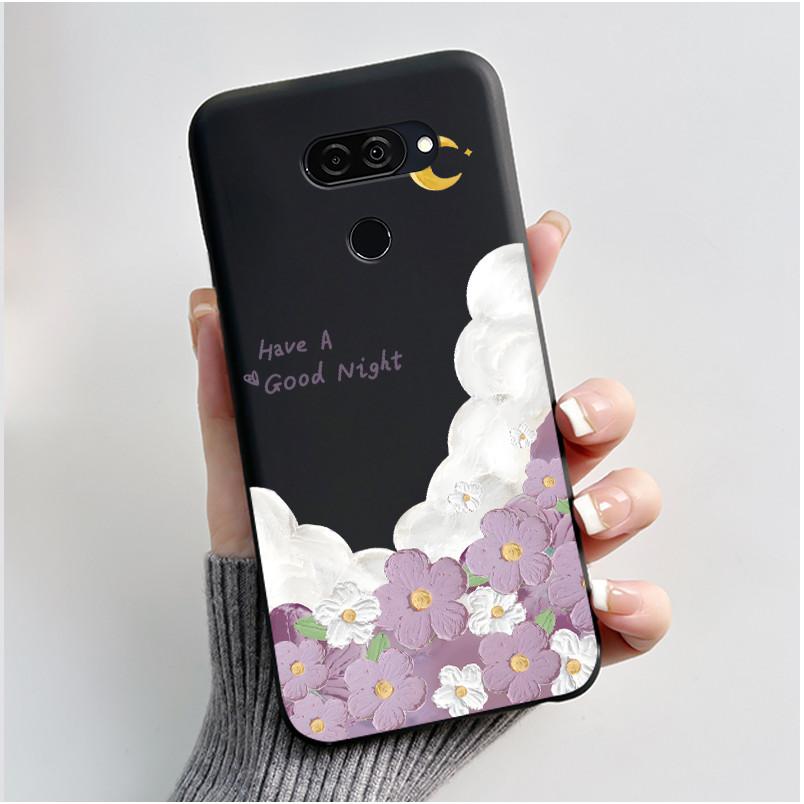 Casing For LG K40S K50S Soft Case LM-X430 LM-X540 Aesthetic Fashion Cute Cat Cartoon Phone Back Cover Shockproof Silicone Bumper