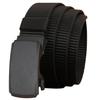 [White Fang] Belt with Automatic Buckle, Tactical, Lightweight, Durable, Casual, Outdoor, Workwear, Men's BTA415 (Black)