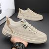 2025  ""Upgrade your style with Men's Vulcanize Shoes /2025/ White Leather Casual Shoes