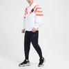 Jordan 6 SRT LGC Nylon Jacket With Multiple Stripes And Zip Men Jacket White Red Bv5406-100