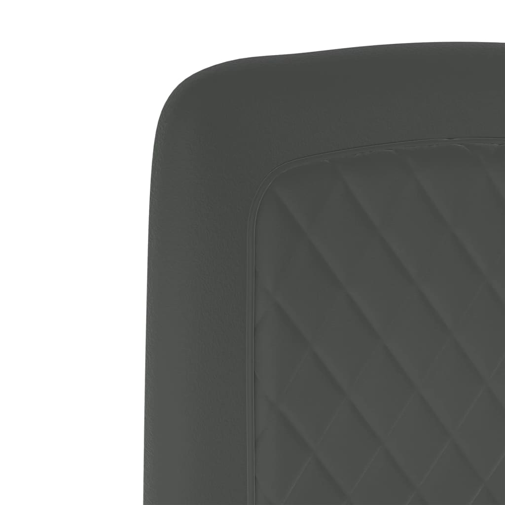 Dining Chairs 2 Pcs Grey Velvet