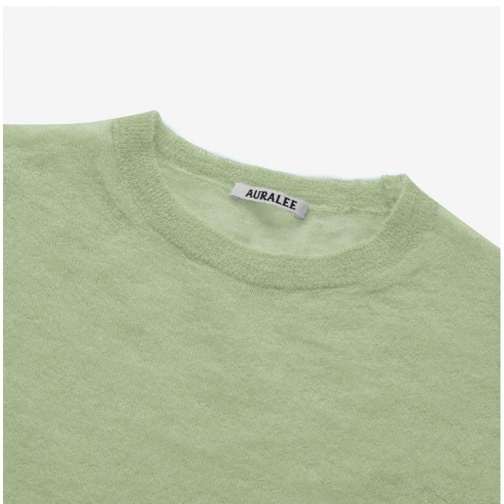 Orari A24SP02fg Light Green Kid MOhair Sheer P O Men S Knit