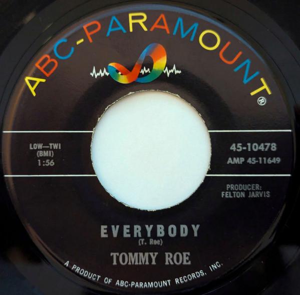 

7inch Record TOMMY ROE - Everybody 4510478 ABC-Paramount 1963 US Rock Used
