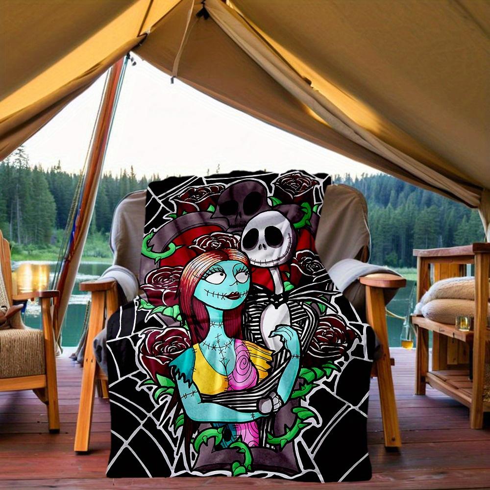 1pc, Disney The Nightmare Before Christmas Blanket, Soft Throw Blanket for Couch Bed Sofa, Living Room, Travel, Camping