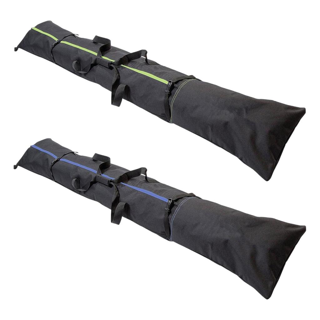 Large Capacity Ski Bag 200cm Waterproof Snowboard Pouch Durable Travel Storage for Skis Poles and Winter Gear