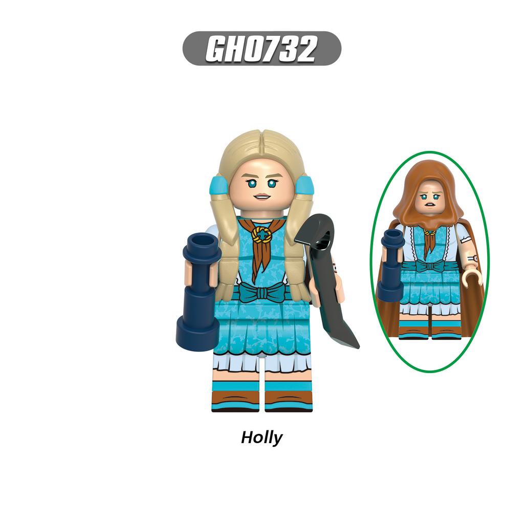 Weird Doll Story Building Blocks Figure Toy Assembly Model GH0730-0737 Creative Miniature Collectible Gift 8PCS
