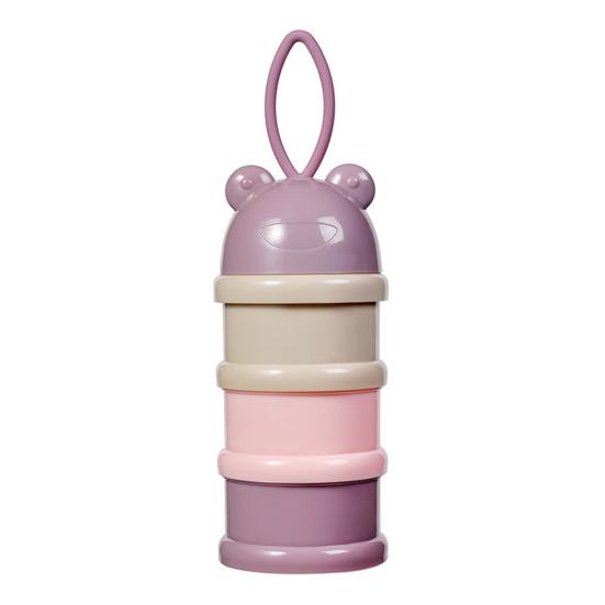 Milk Powder Packing Box Portable 3-Layer Snack Container Food-Grade Plastic Lightweight