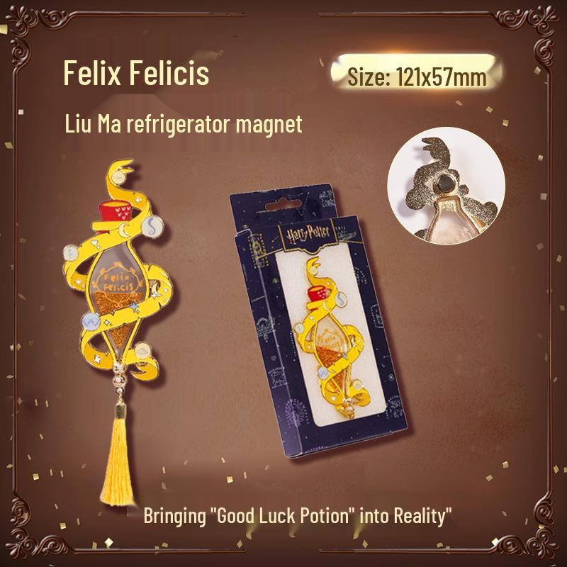 Originální Harry Potter Felix Felicis 3D kovový magnet na lednici s dárkovým balením