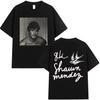 Rapper Shawn Mendes Tour 2026 Neues Album Grafik T-Shirt Herren Damen Hip Hop Gothic Kurzarm T-Shirts Vintage Oversized Tees