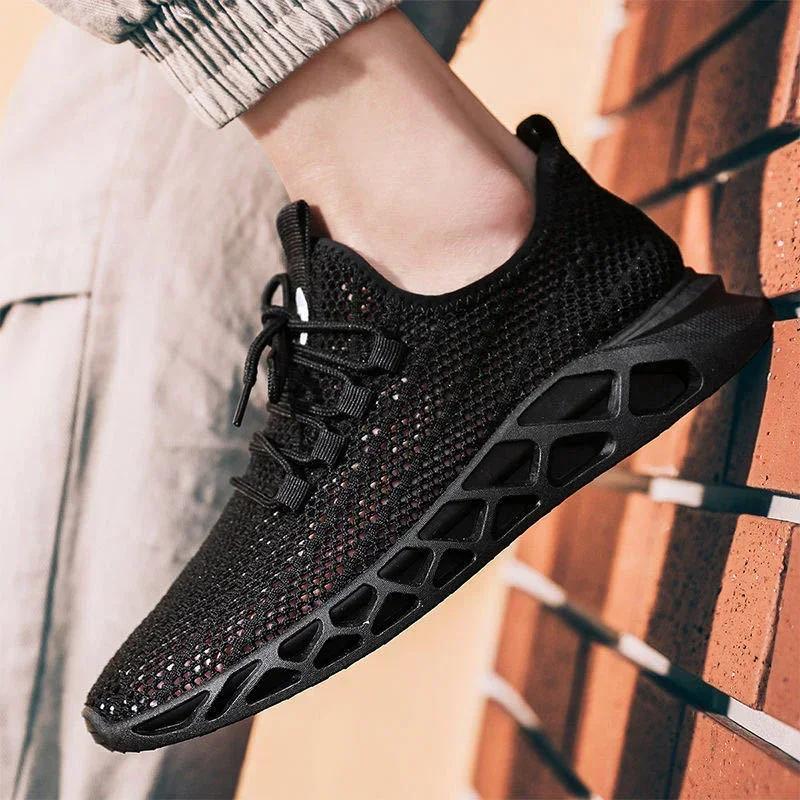 Fashion Men's Shoes Casual Mesh Summer Sneakers Breathable Lightweight Tenis Men Walking Sneaker Comfortable Masculino Zapatillas Hombre