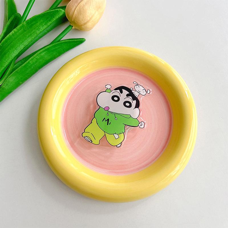 Cartoon Xiaoxin Cute Airbag Mobile Phone Holder Back Sticker Retractable Acrylic Desktop Watching Drama Support Frame Niche