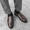 Retro Loafers From The United States Men Comfortable Fashionable Brand Shoes British Business Travel Shoes in Sizes 38-46