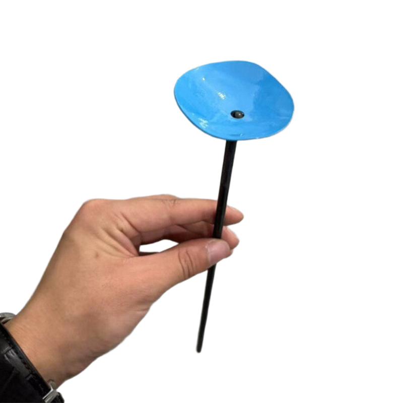 

Mini Poppy Flower Stakes & Bee Cups Garden Decor Pollinator Waterer Hand-Painted Resin Plant Markers for Outdoor Potted Flowers 6cm синий