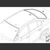 Rear Window Bottom Seal Trim for 5 Series E60 2001-2009 E60 LCI 2005-2009 OEM 51317115412 Car Weatherstrip