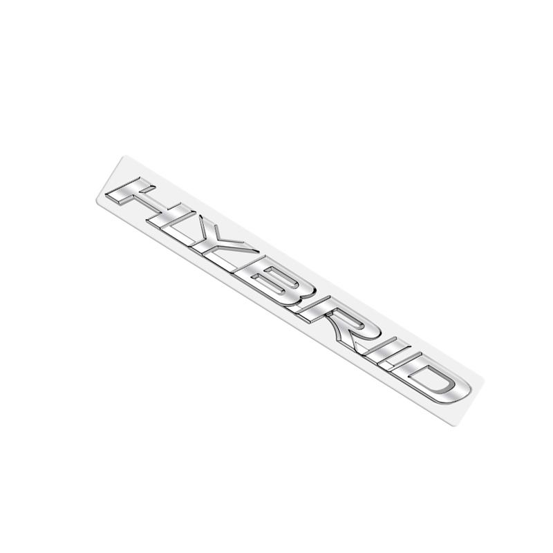 

Metal Emblem Car Sticker Hybrid Badge Decal Body Trunk Decor for Lexus LS RX ES IS NX GX GS F SPORT Glossy Black Accessories