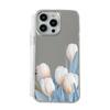 Foreign Trade Hot-selling Tulip Flower Apple 17 with Mirror Mobile Phone Case Iphone16 Mirror Mobile Phone Case 15 Girls