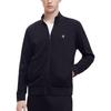 Fila Solid Color Logo Label Stand Collar Casual Long Sleeve Jacket Men Jackets Black F11M328501F-BK