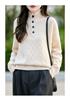 Women's Wool Half-High Collar Pullover Sweater - 25 New Autumn Winter Knit Base Layer Top