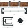 Industrial Style Wall-Mounted Clothing Display Rack with Water Pipe Design