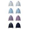 Wassup Trendy Basic Solid Color Cardigan Sweatshirt for Women, Hooded, Loose Fit, Trendy and Versatile, Couple Style Jacket for Autumn and Winter