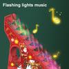 Giocattolo di Babbo Natale con pista da arrampicata a LED, musica, Babbo Natale elettrico, scala da arrampicata, montagne russe, giocattolo scorrevole, regalo per bambini piccoli, ragazzi e ragazze
