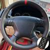 Car Accessories Hand-stitched Black Microfiber Leather 2003-2007 Odyssey 2005-2010 Steering Wheel Cover For Honda Accord 7