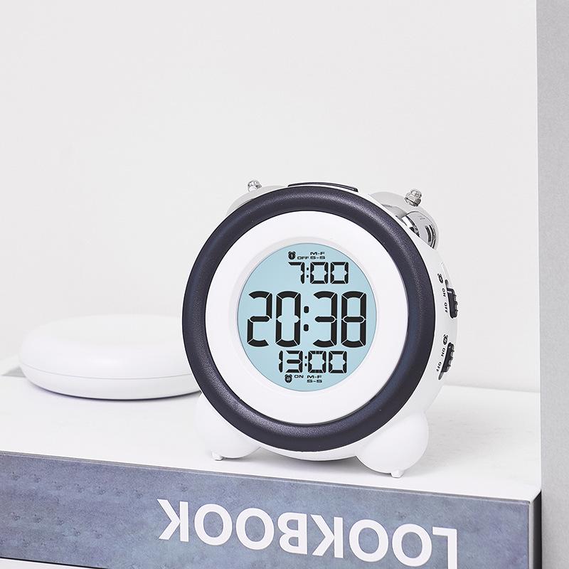 Multifunctional Loud Ringtone Alarm Clock with Vibration for Bedside - Model GH1101.