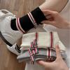 Ladies Spring and Autumn New Products Small Foreign Style Stripe Color In The Tube Stack Socks