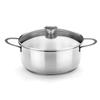 BRA Ancora | Casserole Avec Couvercle 18 Cm, Inox 18/10, Sans Antiadhésif, Pleine Induction Tous Feux Dont Induction