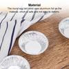Pack of 100 Egg Tart Mold DIY Craft Single-use Baking Stackable Cookie Molds Cupcake Oven Dessert Mould Kitchen Bakery