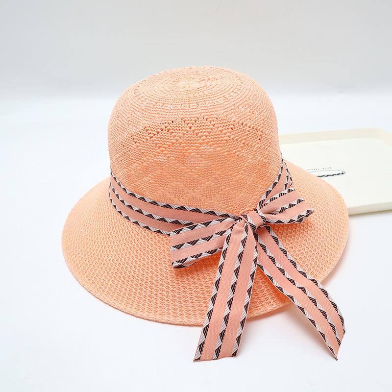 Summer straw hat big brim fashionable flower sweet seaside vacation beach breathable sun protection sun hat women's